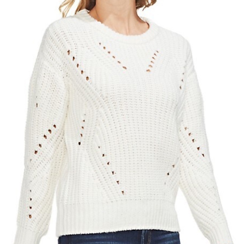 Vince Camuto Estate Jewel Cream sweater